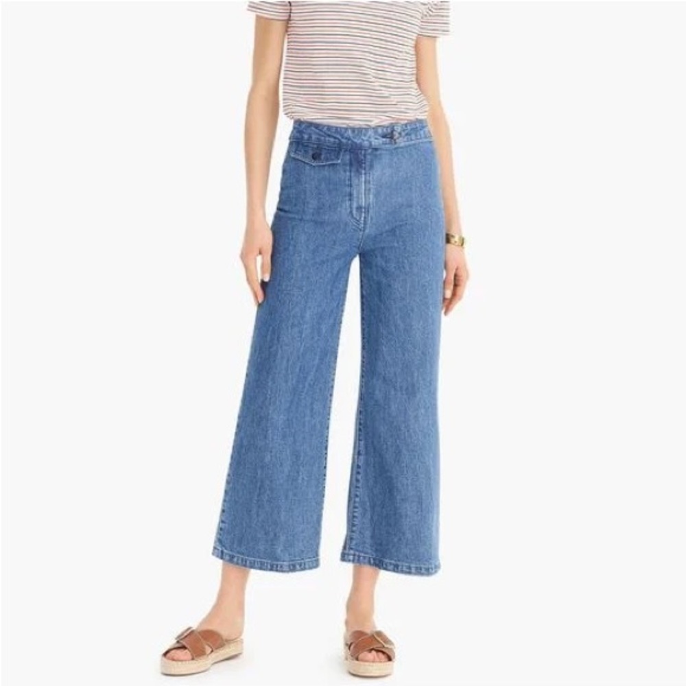 J. Crew Blue Flare & Wide Leg Jeans